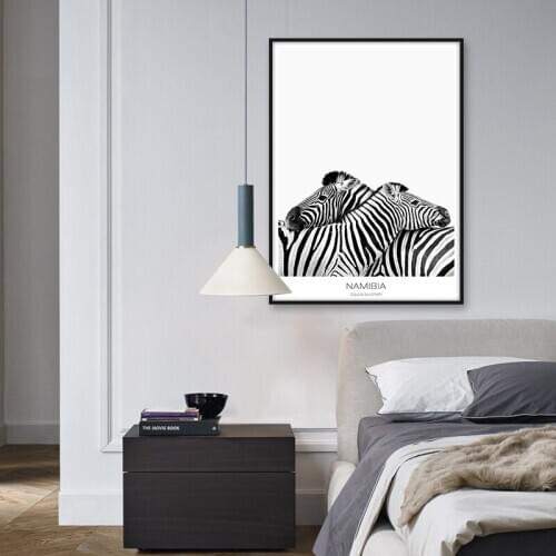 Zebra Canvas Animal Poster Print Wall Art Nordic Painting For Living Room Wall Pictures Decorative Scandinavian Home Decor
