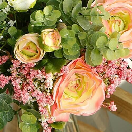 Artificial Gypsophila Flowers Bouquet Wedding Holding Simulation Babysbreath Flowers for Home Party Desktop Decoration
