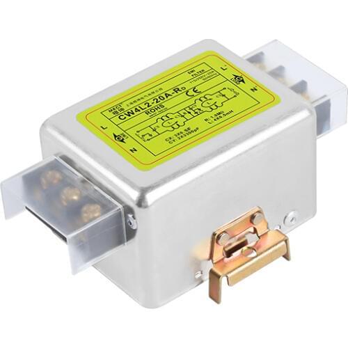 115V 230V Terminal Block Bipolar Strong Anti-interference EMI Purification CW4L2-10A/20A/30A-RD Power Filter With Din Rail