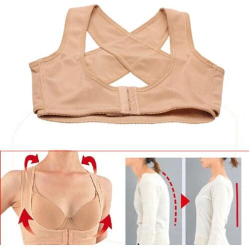 Newest Women Bra Body Shaper Corset Tops Posture Corrector Back X Type Design Sculpture Back Chest Lines Underwear High Quality