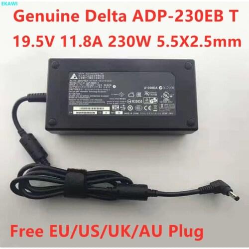 Original Delta ADP-230EB T 19.5V 11.8A 230W 5.5x2.5mm AC Adapter For MSI GT60 GT70 16F3 16F4 Gaming Laptop Power Supply Charger