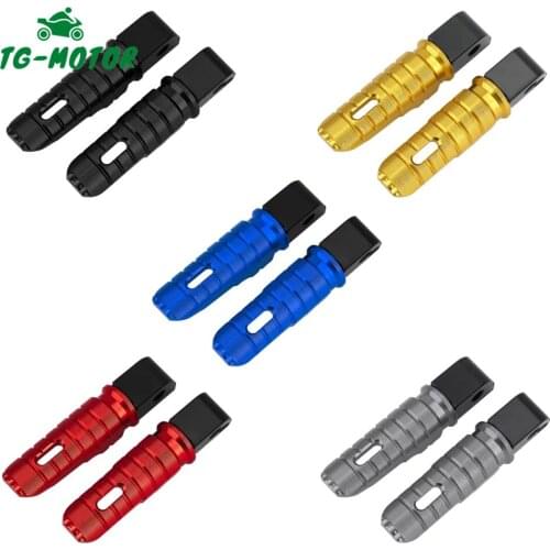 TG-Motor Passenger Rear Footrest Pedals For Yamaha R3 R25 TMAX560 500 530 XMAX300 NMAX125 155 XSR700 XSR900 MT07 MT09 MT03 FZ07
