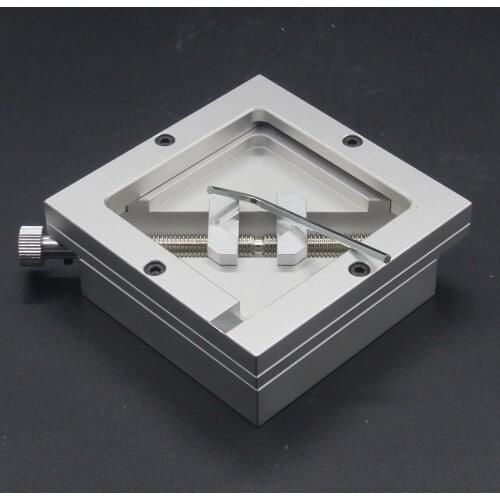 90MM Silver BGA Reballing Station Stencils Template Holder Foxture Jig For PCB Chip Soldering Rework Repair