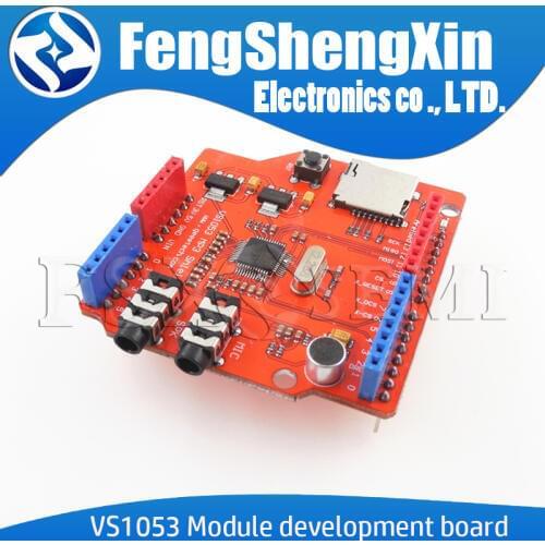 VS1053 VS1053B Stereo Audio MP3 Player Shield Record Decode Development Board Module With TF Card Slot
