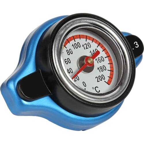 1.3 Bar Thermo Thermostatic High Pressure Radiator Caps with Temperature Gauge Auto Replacement Par Supplies