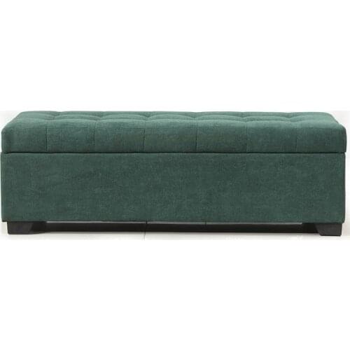 Home entrance fabric strips try to change shoes stool clothing store storage small sofa stool rectangular storage bed end stool