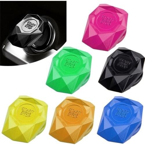 Universal Engine Ignition Start Stop Button Switch Protection Cover Cap For Vehicle