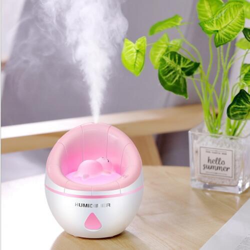 350ML air humidifier aroma diffuser usb 3 in 1 ultrasonic portable humidifier aromatherapy diffuser colorful lights usb fan