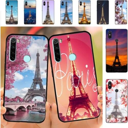 YNDFCNB Romantic Paris Eiffel Tower Phone Case for Redmi Note 8 7 9 4 6 pro max T X 5A 3 10 lite pro