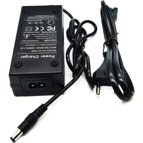 36V Battery Charger Output 42V 2A Charger Input 100-240 VAC Lithium Li-ion Charger For 10S 36V Electric Bike Nov.28