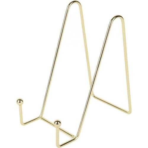 1x Display Stand Nordic Book Display Iron Stand, Souvenir Plate Photo Display Stand * 100% Brand New And High Quality