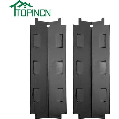2Pcs Gas Grill Heat Plate Stainless Steel BBQ Heat Tent Replacement Parts for Charbroil Grill Replacement Parts BBQ Grill Tool