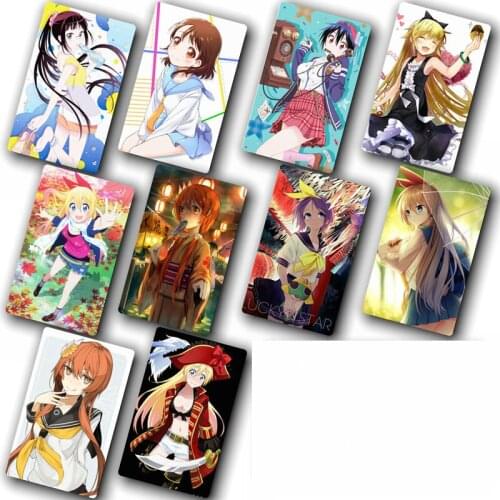 200 pcs/lot Anime Nisekoi Card Sticker Pack DIY Waterproof Card Classic Kids Stickers toys gift