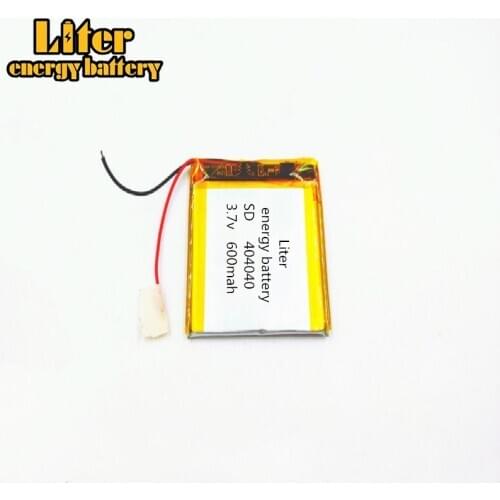 5pcs [SD] 3.7V,600mAH,[404040] Polymer lithium ion / Li-ion battery for TOY,POWER BANK,GPS,mp3,mp4,cell phone,speaker