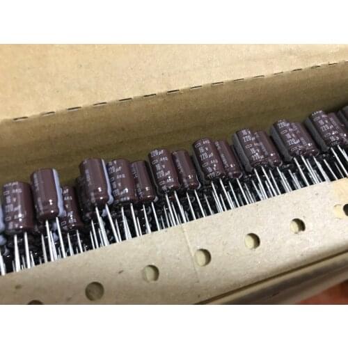 220uF 16V NIPPON NCC AKG Series 6.3x11mm Low ESR 16V220uF Aluminum Electrolytic Capacitor