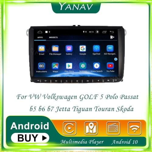 Android Car Radio For VW Volkswagen GOLF 5 Polo Passat b5 b6 b7 Jetta Tiguan Touran Skoda GPS Navigation Multimedia MP3 Player