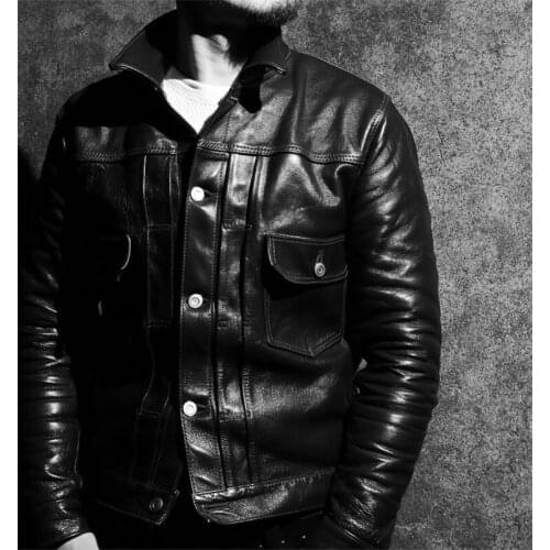 Free shipping,Brand mens horsehide coat,man genuine Leather jacket.japan casual style tanning jacket,slim clothes.wholesales