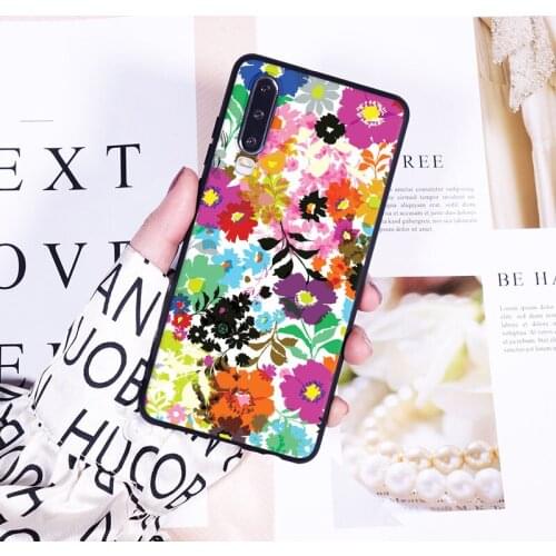 Phone Case For Huawei P Smart Z P Smart Plus 2019 P30 Lite Pro P20 Lite 2019 Soft Silicon Aesthetic Flower Pretty Back Cover