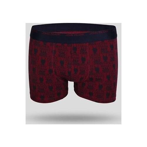 JF Digital Mens Boxer - Multi Draw-Red Dog