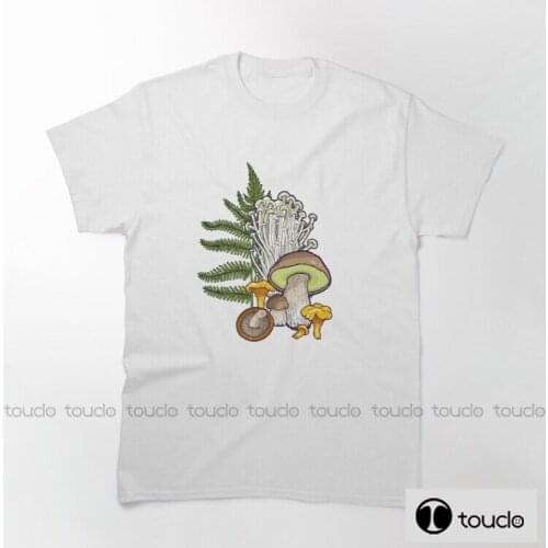 New Mushroom Forest Tshirt Summer Cool Fashion T Shirt Men Casual T-Shirt Men Short Sleeve Streetwear Tops Tees