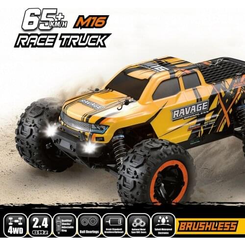 JTY Toys RC Truck 65km/h Brushless Remote Control Off-Road Vehicle 4WD Climbing Buggy Car Trucks Toy For Adults Children