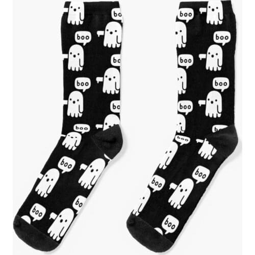 Ghost Boo Of Disapproval Crew Socks