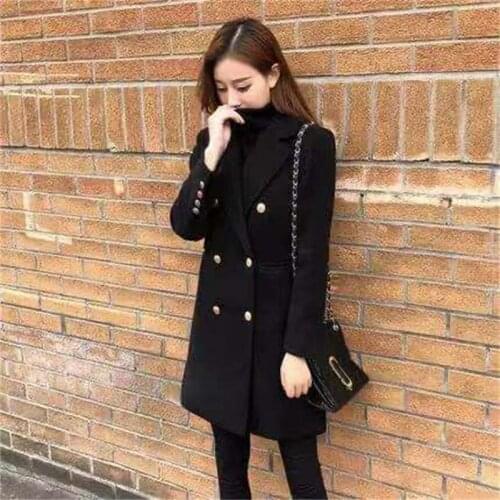 Liva girl Womens Black Coats