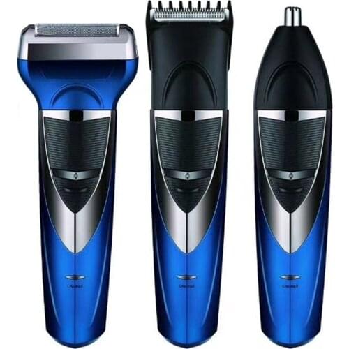 All in one multifunctional wet dry electric shaver face rechargeable electric razor for men head beard shaving machine