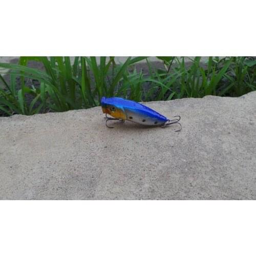 MR OCTOPUS 15pcsFishing Lure Popper Fishing Bait Jigging Lures Artificial Baits Good Quality Fishing Jerbait Hard Bait7cm 8g