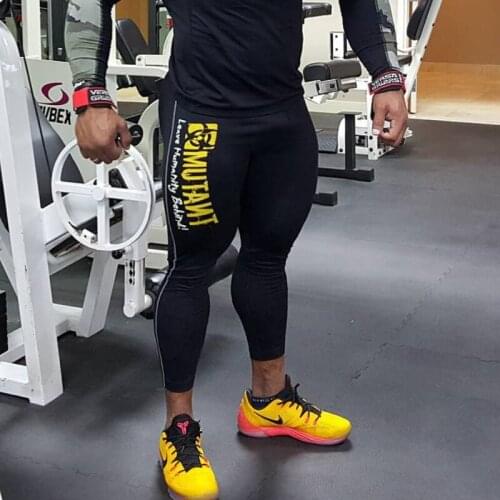 Mens leggings compression quick-dry leggings Mens Gym Fitness Exercise Muscle-building Pants Mens Jogger Track Wear