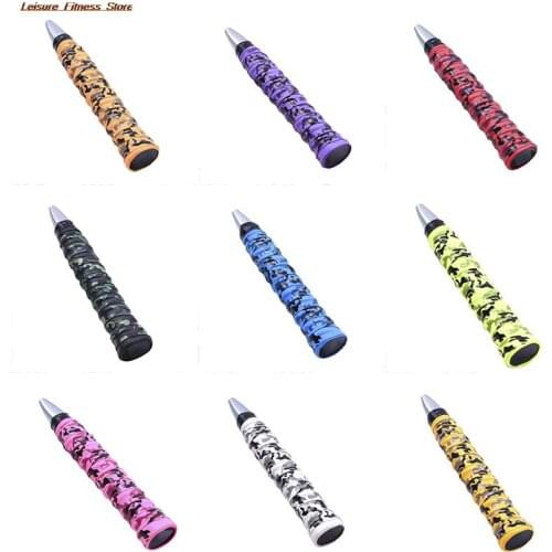 Absorb Sweat Racket Anti-slip Tape Handle Grip for Tennis Badminton Camouflage