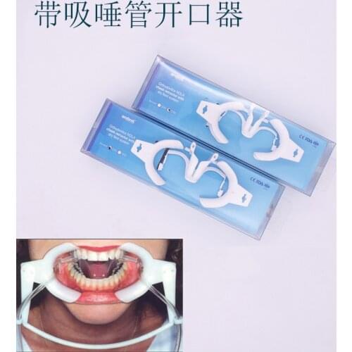 Dental with suction tube bleach Oral adjustable opener Orthodontic suction saliva expander opener blanqueador dental droshipping