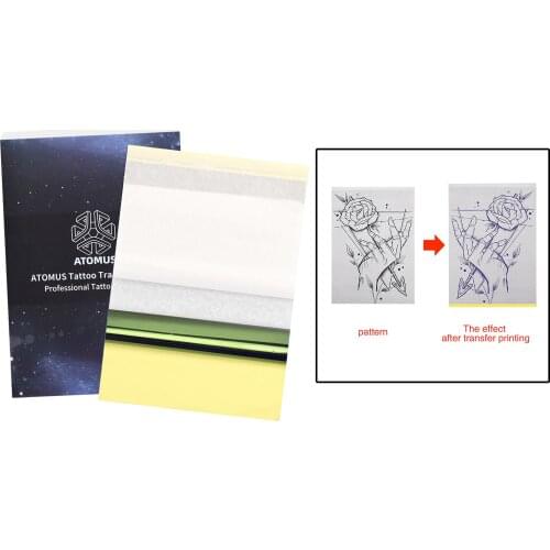 100 Sheets Tattoo Transfer Paper DIY Thermal Carbon Tracing Paper Copier