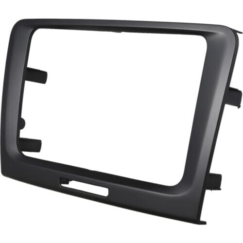 Black 220 X 130 x 210mm 2 Din Car DVD Radio Fitting Dash Panel Fascia Frame for 2009-2014 Skoda Superb
