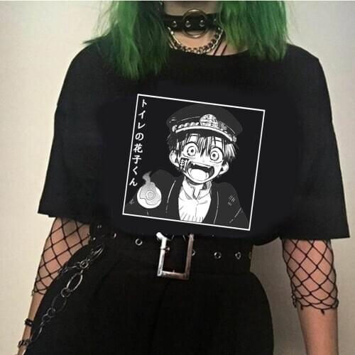 2020 Anime Toilet-Bound Hanako-kun Hanako Nene Kou Minamoto Cosplay Men Women T-shirt Streetwear Fashion Casual Tops