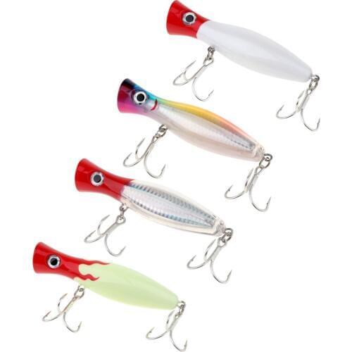 3D Fishing Lures Minnow Crankbaits Bass Minnow Popper Walleye Baits for Saltwater
