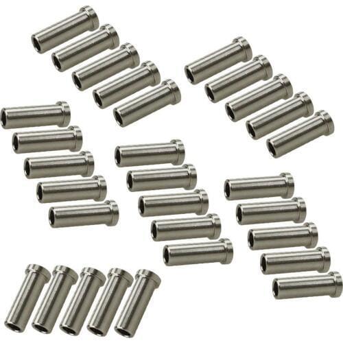 50/30PCS Stainless Steel Protective Protector Sleeves Grommet for 1/8" Deck Cable Railing Kit,T316 Marine Grade