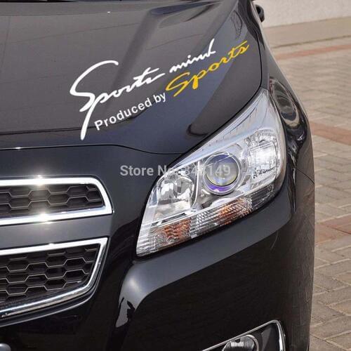 Aliauto Sports Mind Car Stickers and decals Sports Mind Produced by Sport Car Eyelids for Toyota Chevrolet cruze Volkswagen Lada