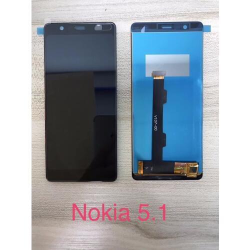 No Dead Pixel 100% Tested 5.5" LCD Display And Touch Screen Digitizer Assembly Fit For Nokia 5.1 Replacement Parts For Nokia 5.1