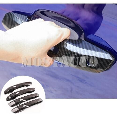 For Audi Q5 ABS Chrome Exterior Car Door Handle Cover Trim 2017-2020 4pcs Black/Silver Car Accessories Interior Car Decor