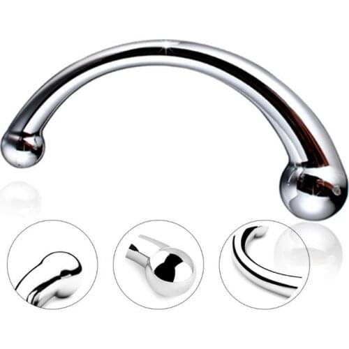 Stainless Steel Metal Dildo Penis G-Spot Stimulation large Anal butt Plug prostate massager Sex toy For Women Men Gay