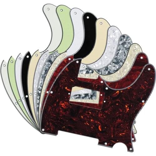 NEW 10PCS Mixed Colors Electric Guitar Pickguard Humbucker Pick Guard Scratch Plate for USA Tele Style Guitar Parts