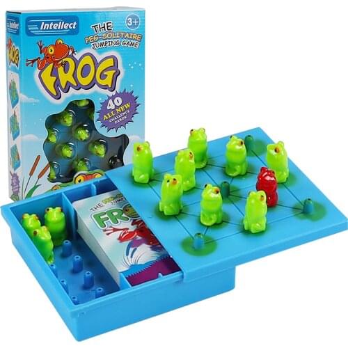 Frog Hopping Game Educational Critical Thinking Training Toys For Children Party Relaxing Time