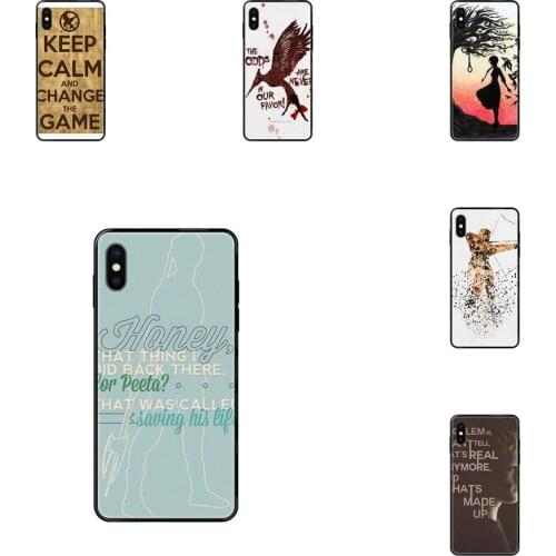 Black Soft Multi Colors The Hunger Games Quote Present For Galaxy Note 4 8 9 10 20 Plus Pro J6 J600 J7 J730 J8 J810 M30s M80s