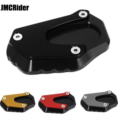 JMCRider CNC Kickstand Side Stand Extension Support Base Enlarger Plate for SUZUKI Vstrom V-Strom DL 1050 XT 1050XT 2020 2021