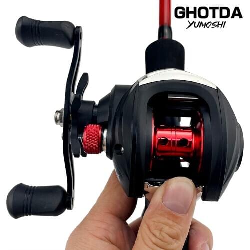 Baitcasting Reel 7.2:1 MAX Drag Power 8KG Casting Fishing Coil