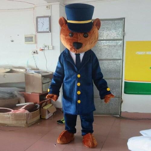 Halloween Costumes for Kids Bear Mascot Costume Cartoon Cosplay Party Game Fancy Dress-up Outfits Halloween Xmas Adults Size