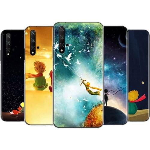 The Little Prince With the fox Silicone Cover For Honor 9 10 X10 9A 9C 9S 9N 10i 10X 9X Lite Pro 5G Transparent Phone Case
