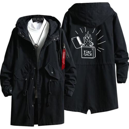 New Life is Strange Hoodie Anime Men trench coat fashion fall winter cotton zipper Overcoat Jacket