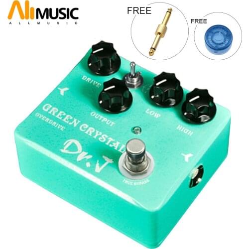 DR.J by JOYO GREEN CRYSTAL OVERDRIVE D50 Effect Pedal WORLD WIDE Free Connector